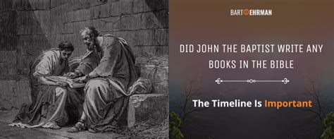 did john the baptist write any books of the bible - did john the baptist write the book of revelation